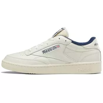Reebok Club C 85 Vintage Chalk Vector Темно-синие кроссовки унисекс Белый алебастр GX3683 42