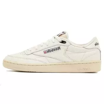Reebok Club C 85 Vintage Chalk White Black Кроссовки унисекс Core-Black Paperwhite 100033000 40.5