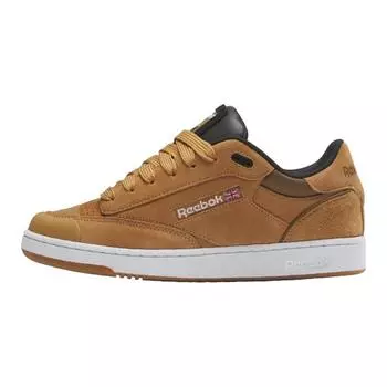 Reebok Club C Bulc Court Коричневые кроссовки унисекс Collegiate-коричнево-белые 100032968 43