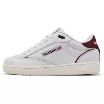 Reebok Club C Bulc White Classic Burgundy Unisex кроссовки Chalk 100032938 44
