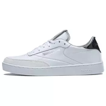 Reebok Club C Clean White Black Женские кроссовки Cloud-White Core-Black GY1383