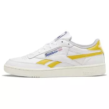 Reebok Club C Revenge MU Tonic Yellow Chalk Мужские кроссовки белые DV7178