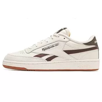 Reebok Club C Revenge Sports Casual Retro Durable Low-Top Sneakers Unisex Sneakers Beige Brown 100070018 43