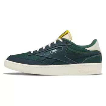 Reebok Club C Revenge Vintage Futuremade Зеленые кроссовки унисекс Темно-зеленые желтые HQ2203 42.5