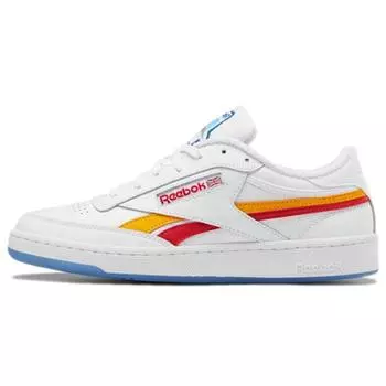 Reebok Club C Revenge White Gold Red Мужские кроссовки Cloud-White Collegiate-Gold Vector-Red GX0383 41