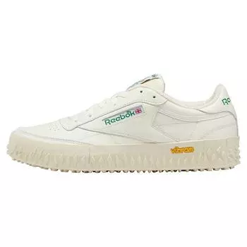 Reebok Club C Vibram Chalk Glen Green Унисекс Кроссовки Кремовые Винтаж-Мел GV6930 36