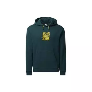 Reebok Толстовка с капюшоном и принтом в виде букв серии CNY, с длинными рукавами, унисекс-топы цвета лесной зелени HE7135 2XL