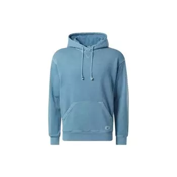 Reebok College Style Solid Color Casual Retro Sports Hoodie Unisex hoodies Blue HS9142 2XS