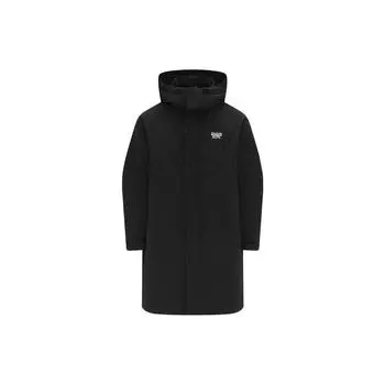Reebok Color Block Logo Long Padded Jacket Unisex Outerwear Black 23FRC267UGH0 S