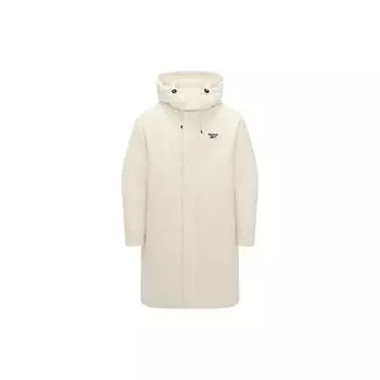 Reebok Color Blocked Logo Long Padded Jacket Unisex Outerwear Off-White 23FRC267UGW2 M