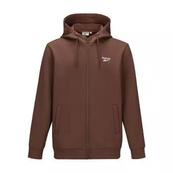 Reebok Comfortable Versatile Knitted Jacket Unisex Jackets Brown 24FRM109UGBR S