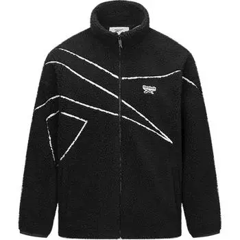 Reebok Comfortable Versatile Long Sleeve Jacket Unisex jackets Black 24FRM101UGH0 S