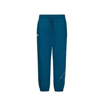 Reebok Comfortable Woven Sports Casual Pants Unisex bottoms Legion-Blue 24FRM603UGBA S