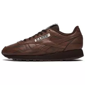Reebok Eames Office x Classic Кожаные кроссовки унисекс из палисандра Коричневые темно-коричневые GY6391 36