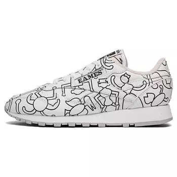 Reebok Eames Office x Classic Leather Coloring Toy Кроссовки унисекс Белая обувь - Белый Core - Черный GY6393 42