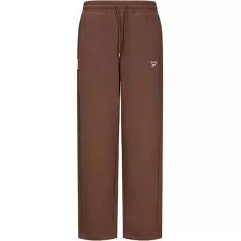 Reebok Fashion Casual Loose Fit Drawstring Fleece Knit Sweatpants Unisex bottoms Brown 24FRM607UGBR M