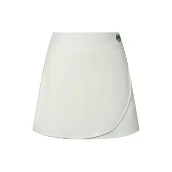 Reebok Fashion Versatile Retro Fitted Stretchy Casual Skirt Women skirts Off-White 24FRC636WGW2 L
