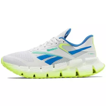 Reebok FloatZig 1 Белые Цифровой Лайм Синие Мужские Кроссовки Обувь-Белый Кинетический-Синий 100206728 40