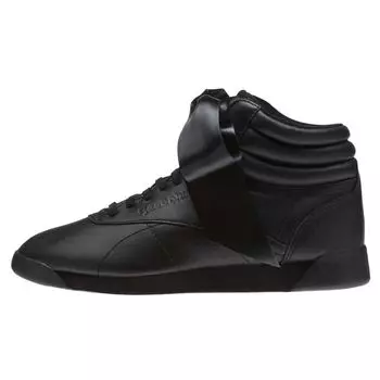 Reebok Freestyle Hi Satin Bow Женские кроссовки Черный Череп-Серый CM8904 35