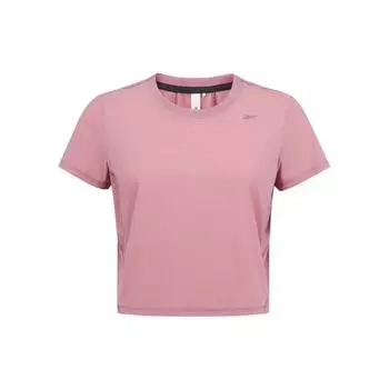 Reebok Футболка с коротким рукавом и принтом логотипа, женская, розовая 23RCS408WGF0 S