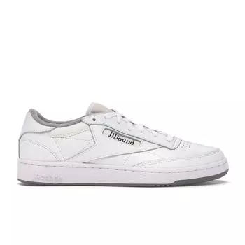 Reebok JJJJound x Club C 85 Белые мужские кроссовки Space-Grey Chalk DV7763