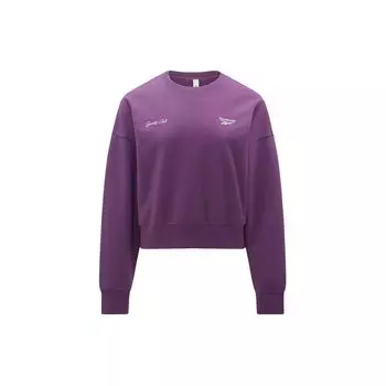 Reebok Классический простой повседневный спортивный свитшот женские топы фиолетовый 24SRC302WGP2 L