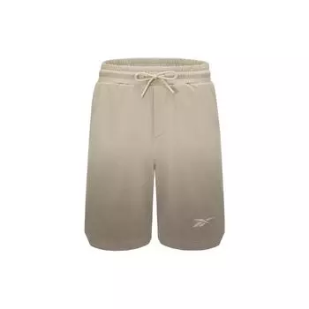 Reebok Knit Short U Series Gradient Loose Mid Waist Basketball Casual Shorts Unisex shorts Light-Khaki 23RMS615UGK0 L