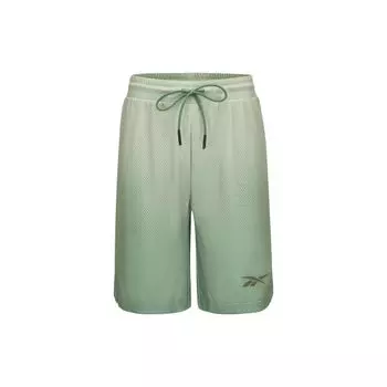 Reebok Knit Short U Series Gradient Mesh Loose Mid Waist Casual Shorts Unisex Shorts Light-Green 23RMS633UGL3 M