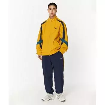 Reebok Legend Warm Up Pants Navy Yellow S