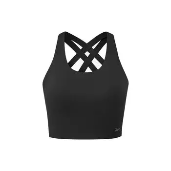 Reebok Легкий облегающий спортивный бюстгальтер для занятий йогой, женское нижнее белье, черный цвет 23RCS404W001 S