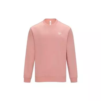 Reebok Letter Crewneck Sweatshirt Unisex Sweatshirt Pink 23RMF303UGF1 L