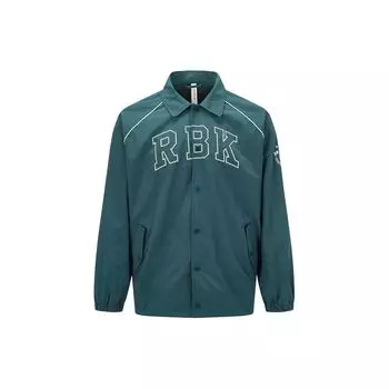 Reebok Letter Embroidered Sports Casual Outdoor Woven Jacket Unisex Jackets Gem-Green 24SRC107UGL7 M