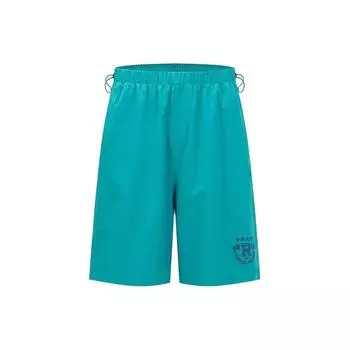 Reebok Letter Embroidery Woven Loose Sports Shorts Unisex Shorts Light-Blue 24SRC619UGB5 M
