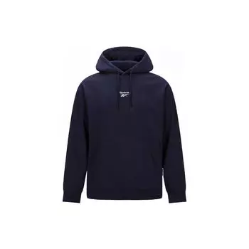 Reebok Logo Fashion Hooded Long Sleeve Pullover Sweatshirt Unisex sweatshirt Navy-Blue 24FRM321UGN2 2XL