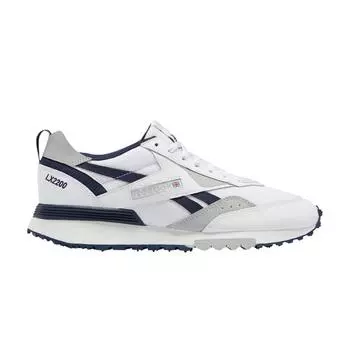 Reebok LX 2200 White Vector Navy Unisex Кроссовки Обувь-Белый Чисто-Серый GW7201 42.5