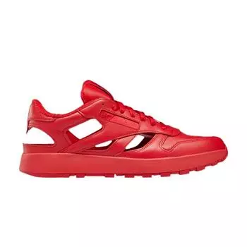 Reebok Maison Margiela x Classic Leather DQ Vector Красные кроссовки унисекс Черная обувь-Белый GZ0947 36