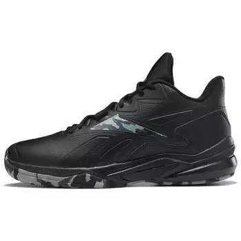 Reebok More Buckets Черные камуфляжные мужские кроссовки Core-Black Pure-Grey-7 Pure-Grey-5 GW1408