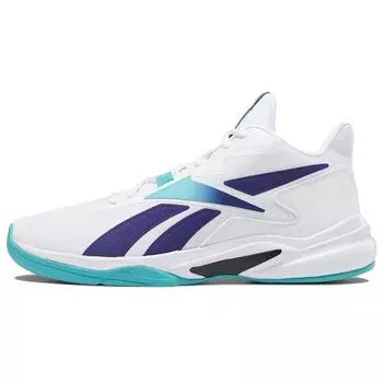 Reebok More Buckets White Classic Teal Мужские кроссовки Footwear-White Bold-Purple GY6298 41