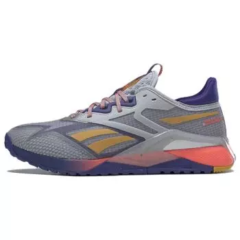 Reebok Nano X2 TR Adventure Grey Bold Purple Женские кроссовки Pure-Grey-3 Orange-Flare GY8904