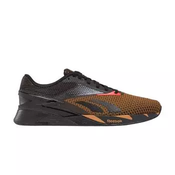 Reebok Nano X3 Black Court Brown Кроссовки унисекс Core-Black Neon-Cherry 100033788 36