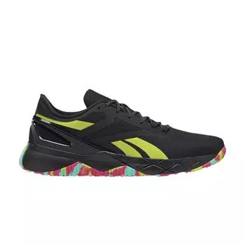 Reebok Nanoflex TR Black Lime Camo Мужские кроссовки Core-Black Footwear-White Pure-Grey-6 GX7549 40