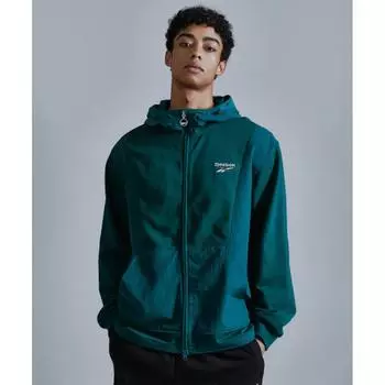 Reebok New Vector Hybrid Hoodie Zip Up Green M