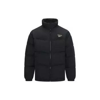 Reebok однотонная куртка-пуховик с длинным рукавом и застежкой-молнией, черная, унисекс 23FRC287UGH0 2XL