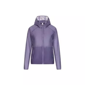 Reebok Однотонная тканая повседневная толстовка с капюшоном для защиты от солнца, женские топы, фиолетовый 23RCS102WGP0 L