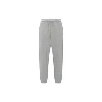 Reebok Однотонные спортивные штаны с завязками, унисекс, низ, средне-серый 23FRC607UGG4 2XL