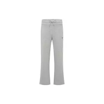 Reebok Однотонные трикотажные спортивные брюки с высокой талией и широкими штанинами, женские плавки, средне-серые 23FRC656WGG4 L