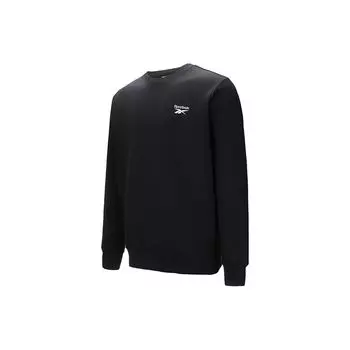 Reebok Однотонный пуловер с капюшоном унисекс толстовки черный GR8470 M