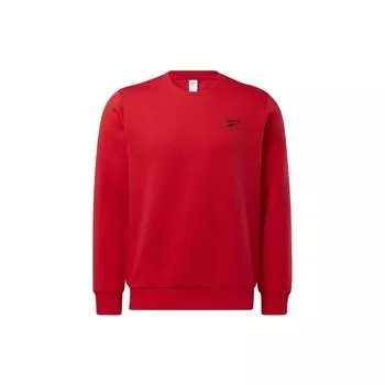Reebok Однотонный свитер с круглым вырезом, унисекс, красный HF8535 S