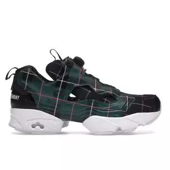 Reebok Opening Ceremony x InstaPump Fury OG Зеленые мужские кроссовки в клетку Белый Черный Pantone FW2474