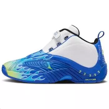 Reebok Ответ 4 Cru Thik - Белые мужские кроссовки Blue Coat-Blue Solar-Yellow G55854 44